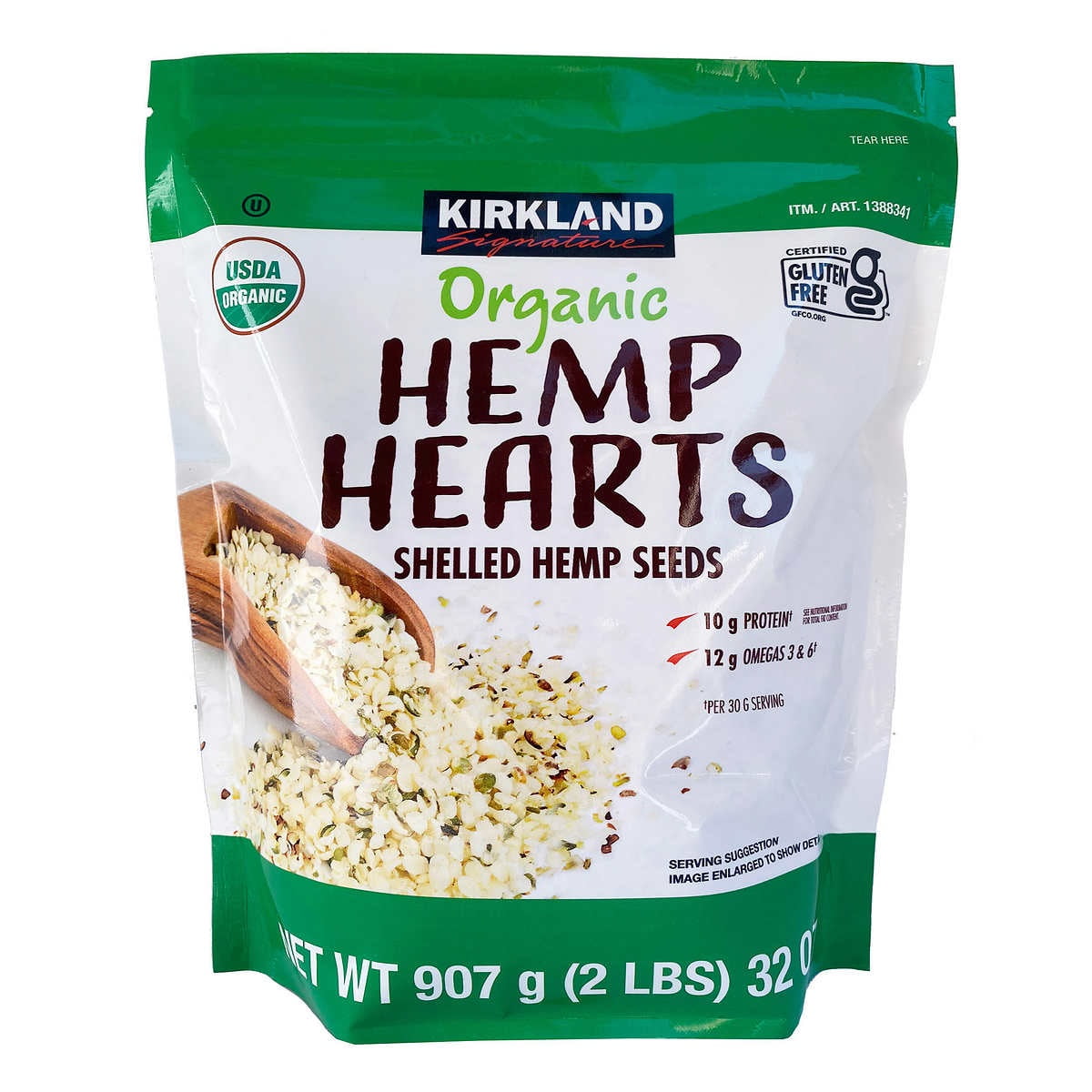 Organic Hemp Hearts Shelled Hemp Seeds