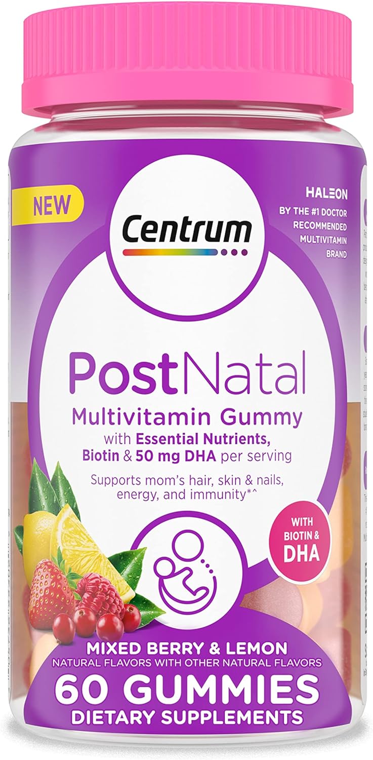 PostNatal Multivitamin Gummy (Mixed Berry & Lemon)