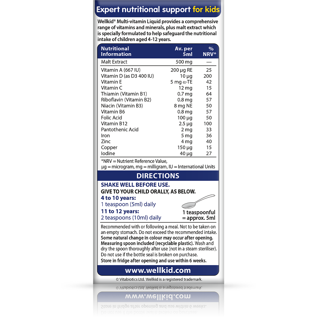 Wellkid Multi-vitamin Liquid
