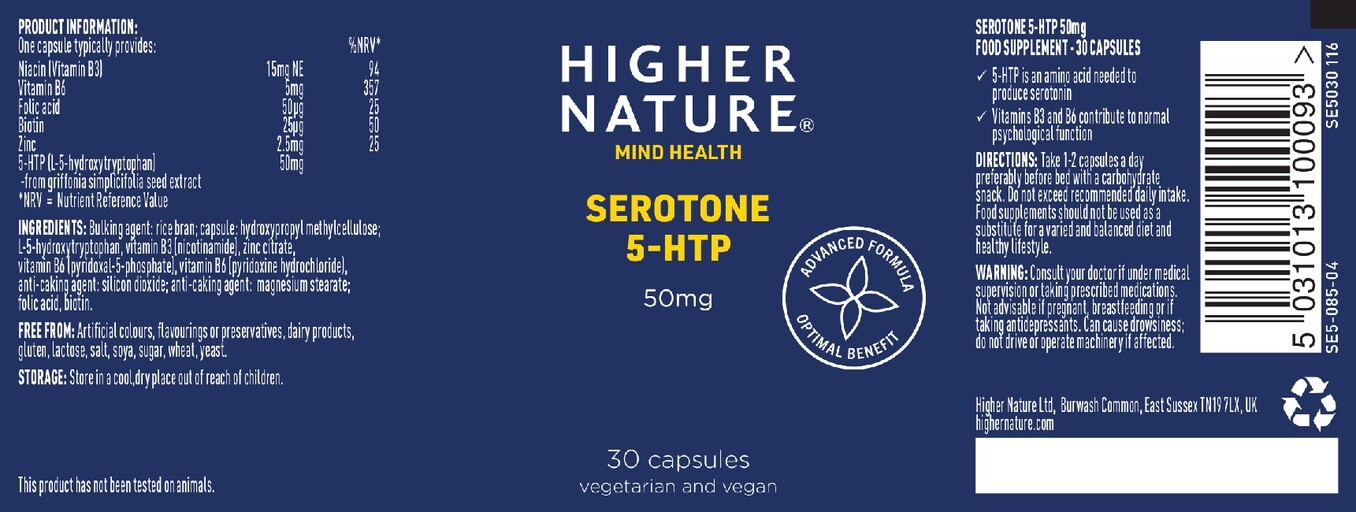 Serotone 5-HTP 50 mg