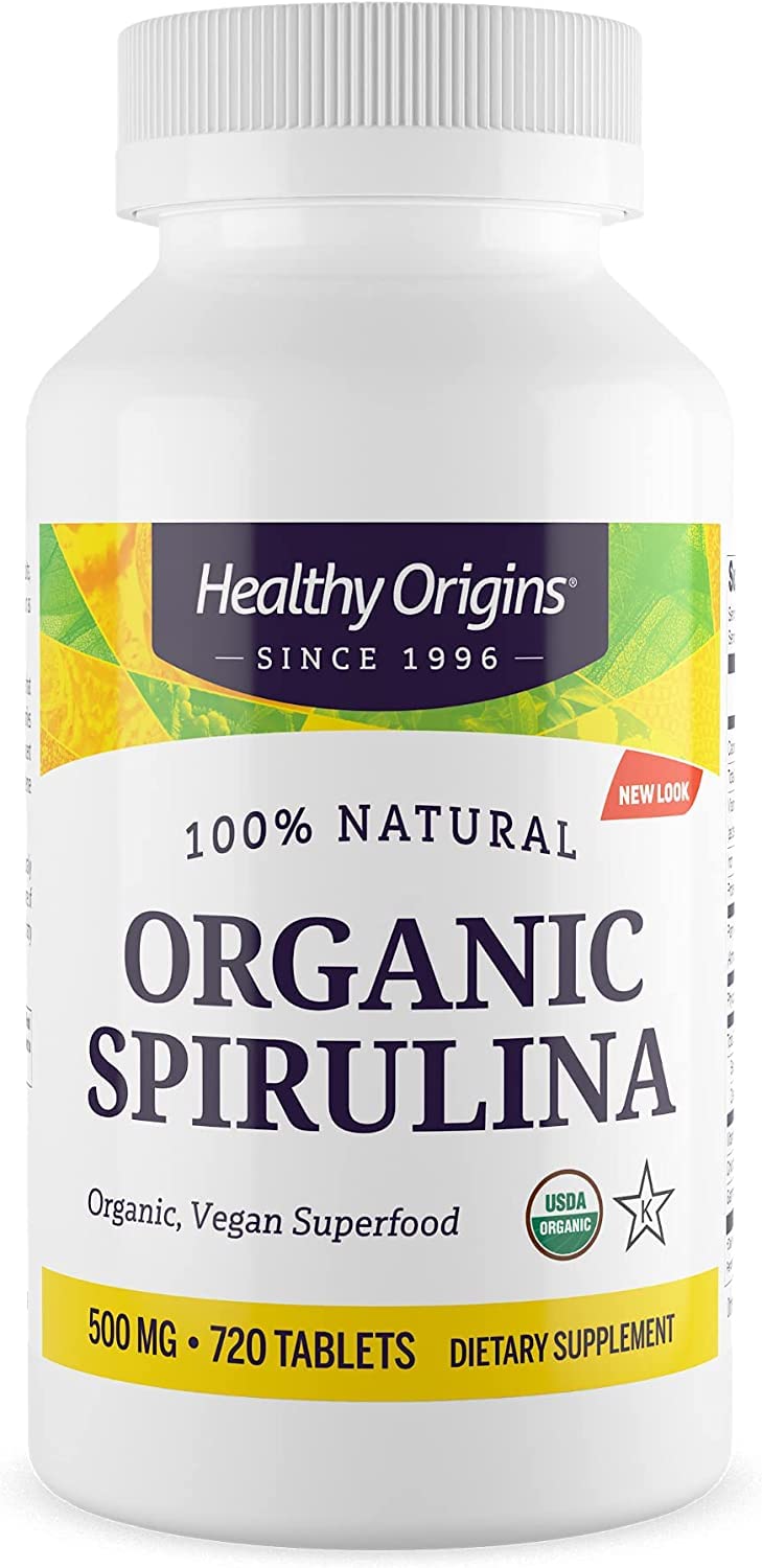 Organic Spirulina 500 mg