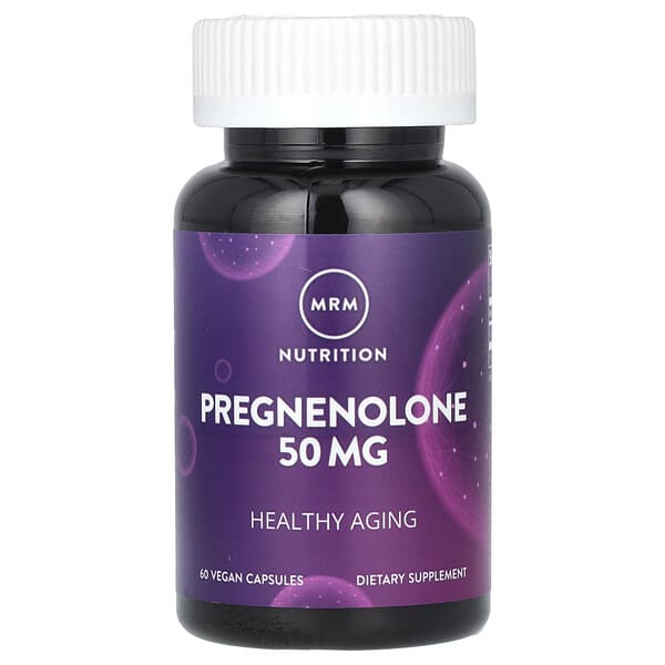 Pregnenolone, 50 mg, 60 Vegan Capsules