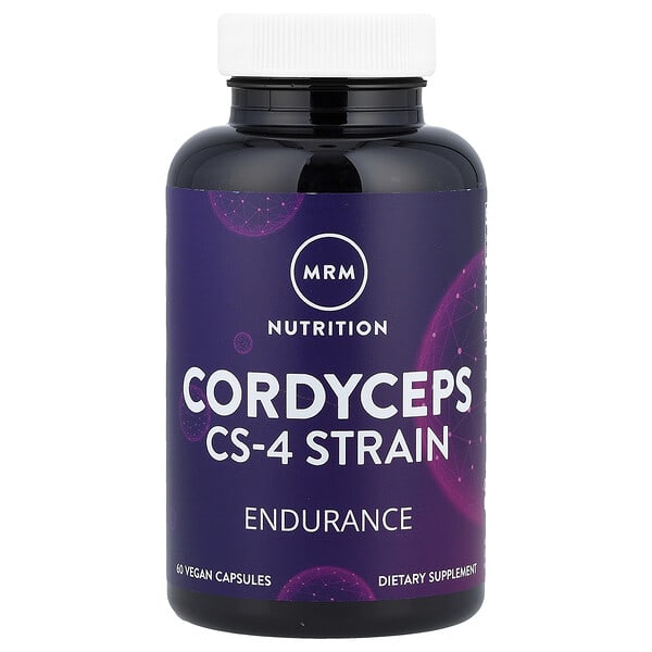 Cordyceps CS-4 Strain, 60 Vegan Capsules (750 mg per Capsule)