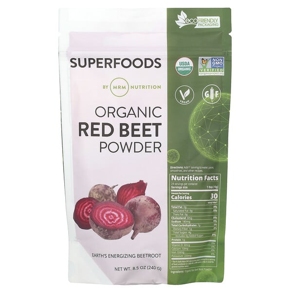 Organic Red Beet Powder, 8.5 oz (240 g)
