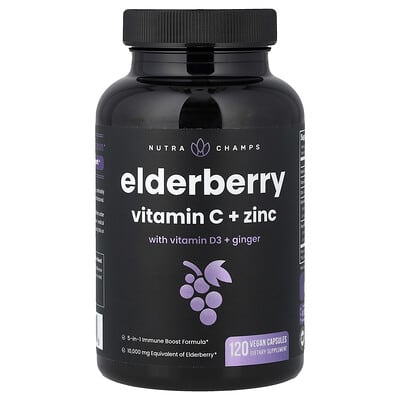 Elderberry Vitamin C + Zinc