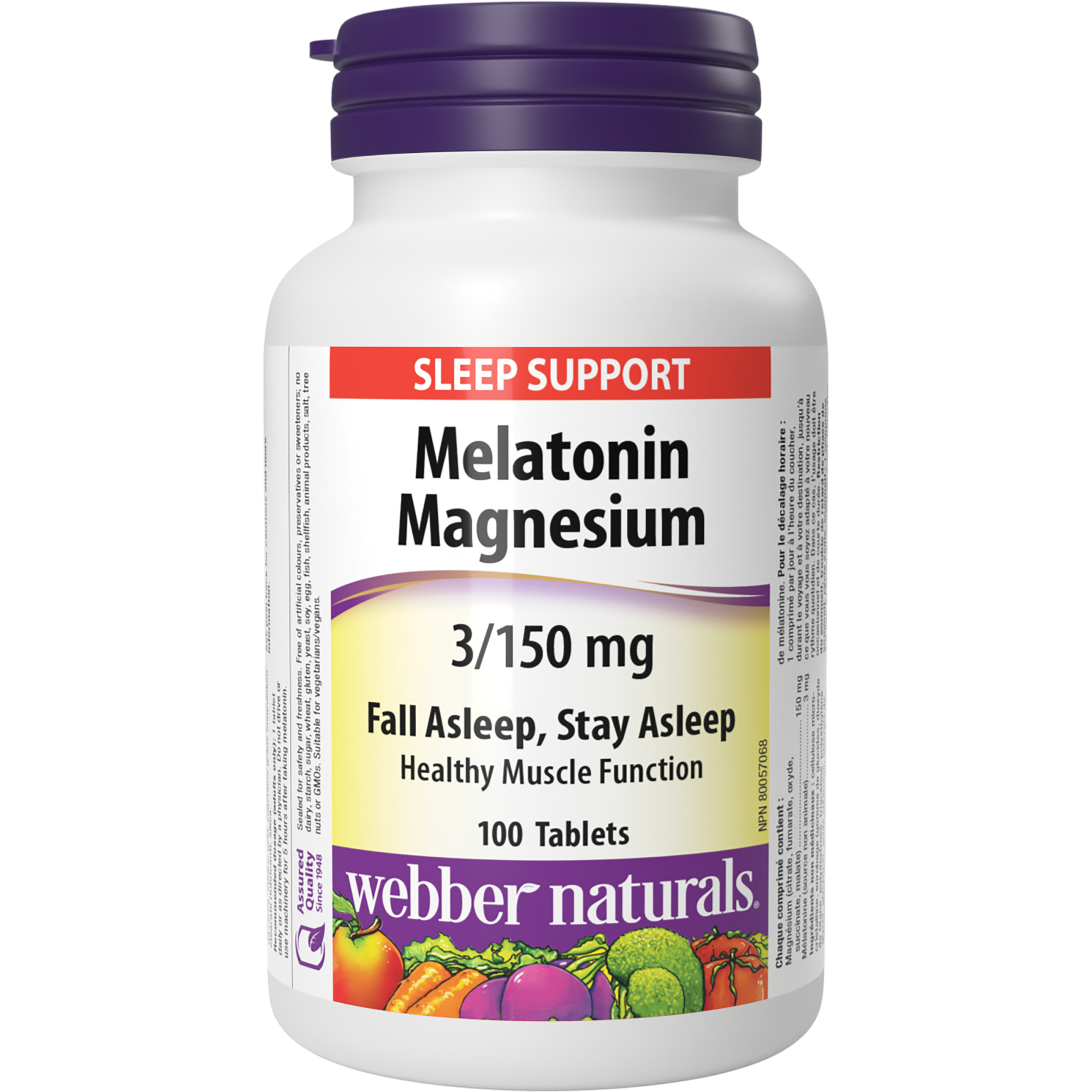 Melatonin Magnesium 3/150 mg Tablets