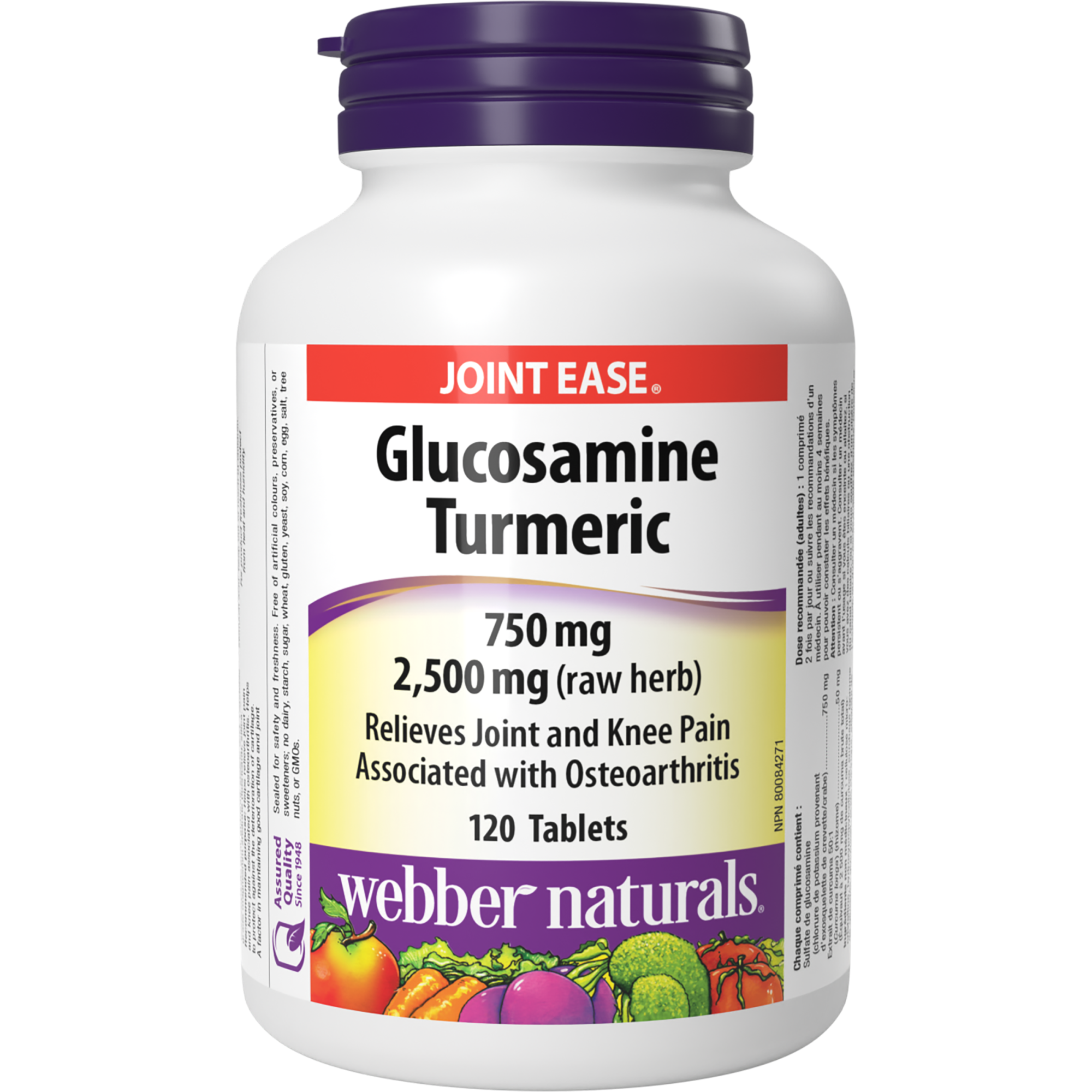 Glucosamine Turmeric 750 mg/2500 mg (raw herb)