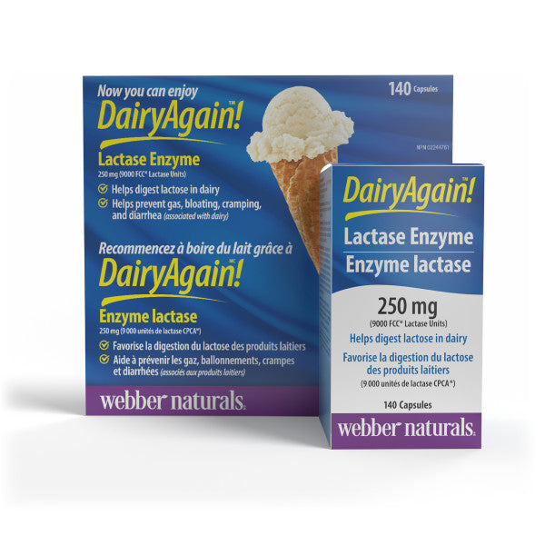 Dairy Again! Lactase Enzyme 250 mg