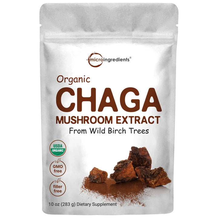 Organic Chaga Mushroom Extract 100:1 Powder