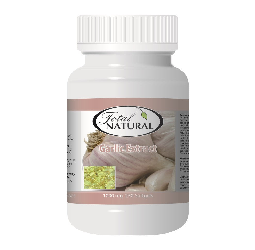 Garlic Extract 1000mg, 250 Softgels
