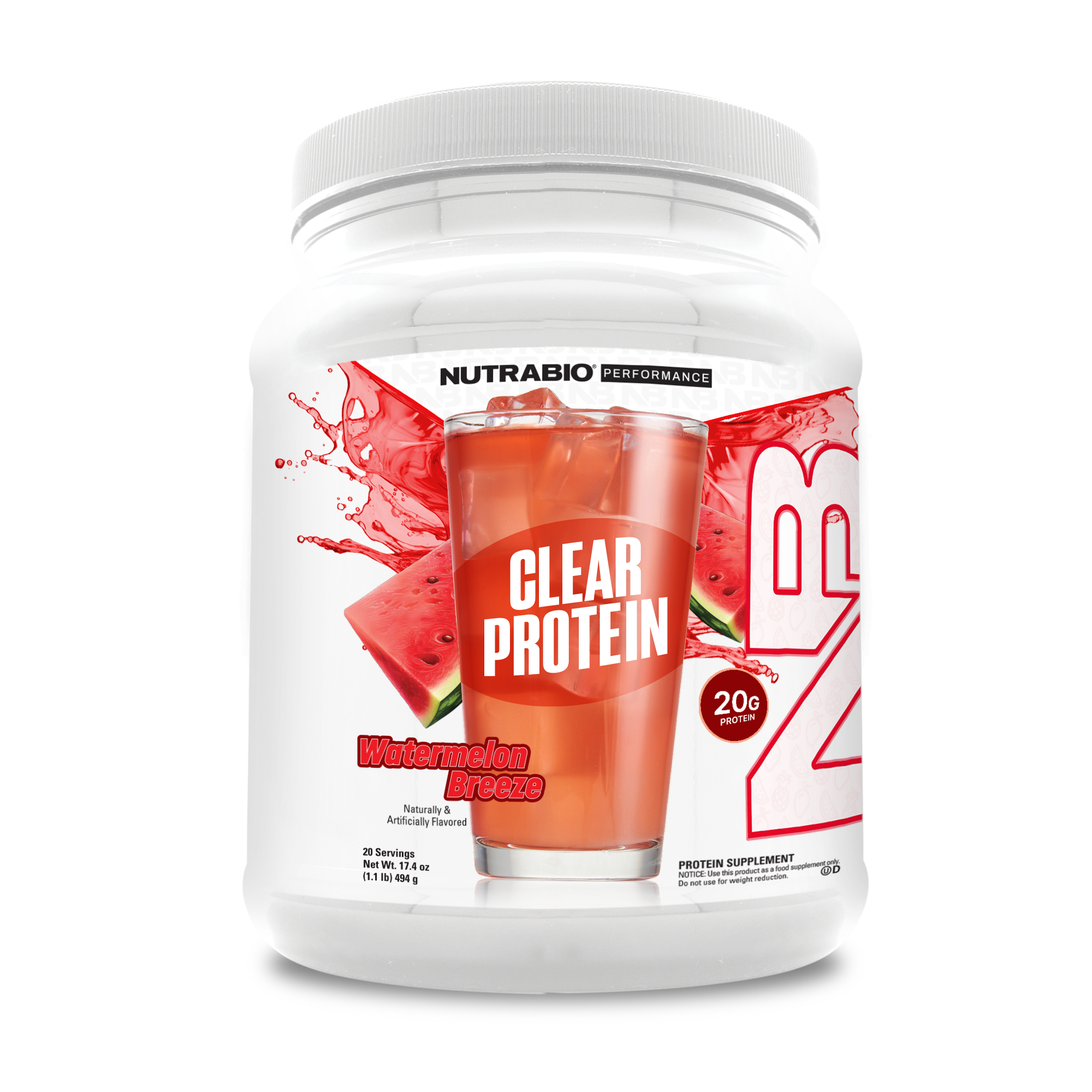 Clear Whey Protein Isolate (Watermelon Breeze)