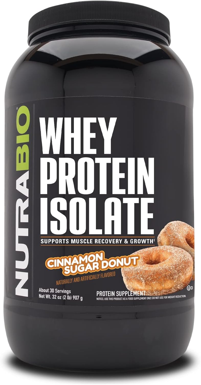 Whey Protein Isolate Powder (Cinnamon Sugar Donut)
