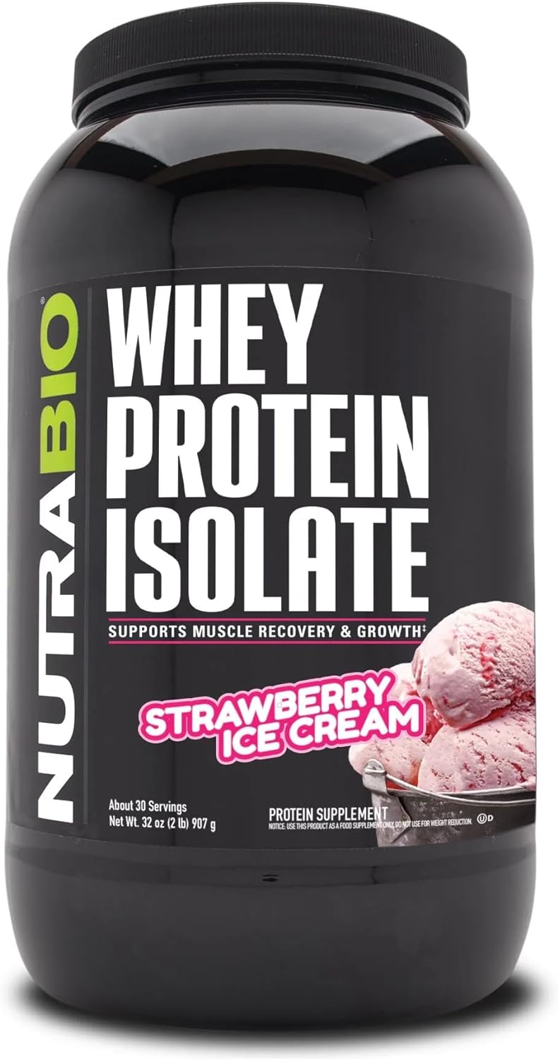 Whey Protein Isolate Powder (Strawberry Ice Cream)