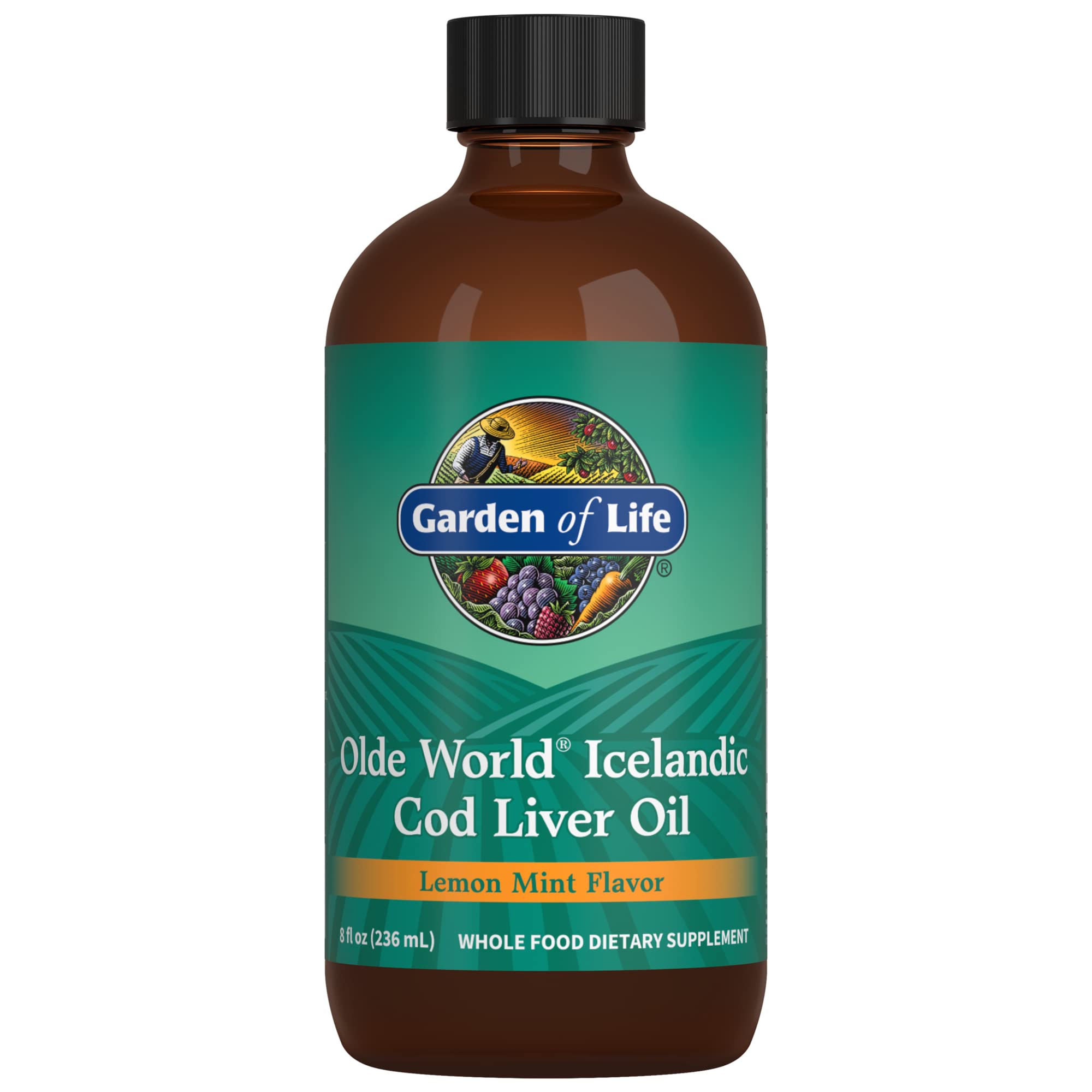 Olde World Icelandic Cod Liver Oil (Lemon Mint)