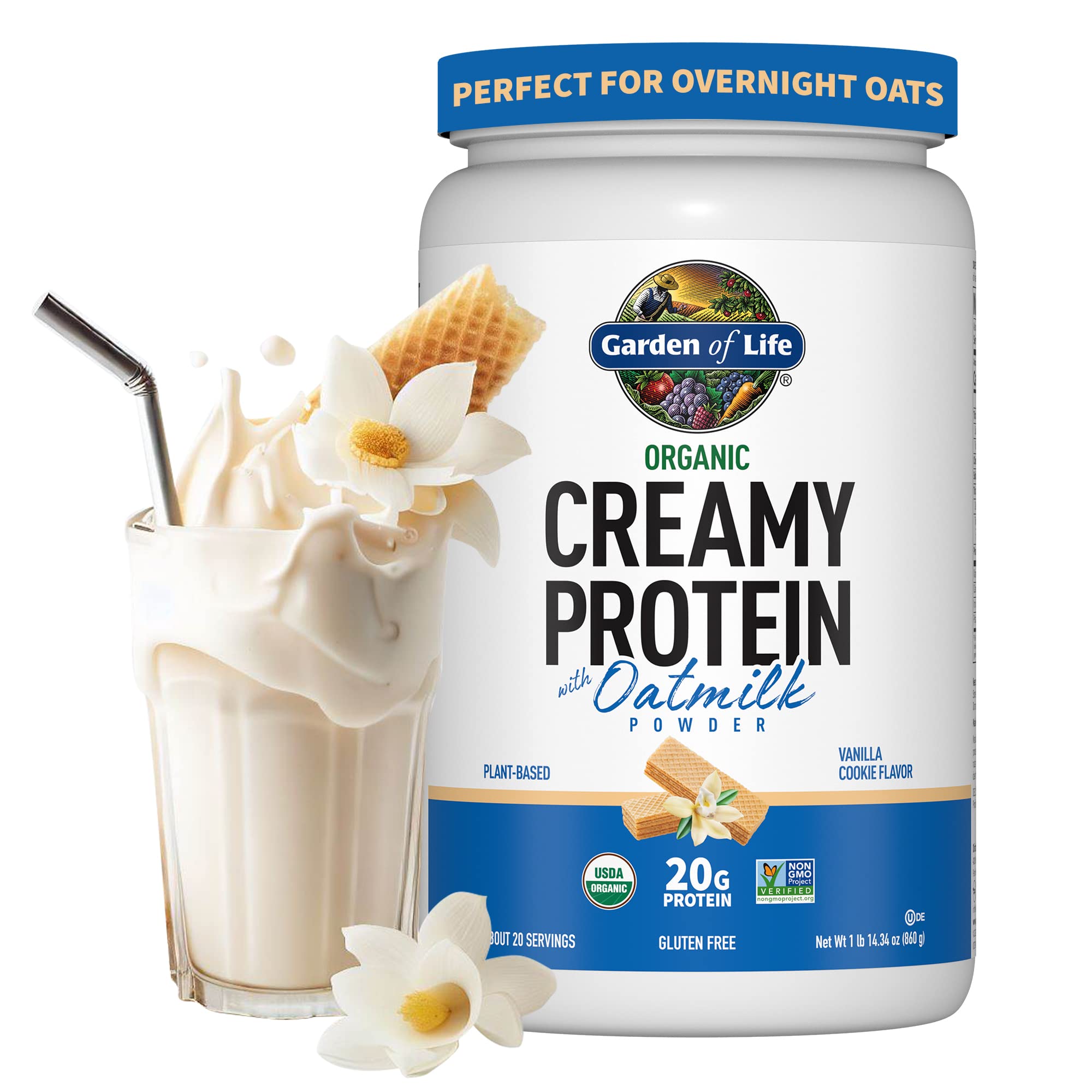 Organic Creamy Protein with Oatmilk (Vanilla Cookie)