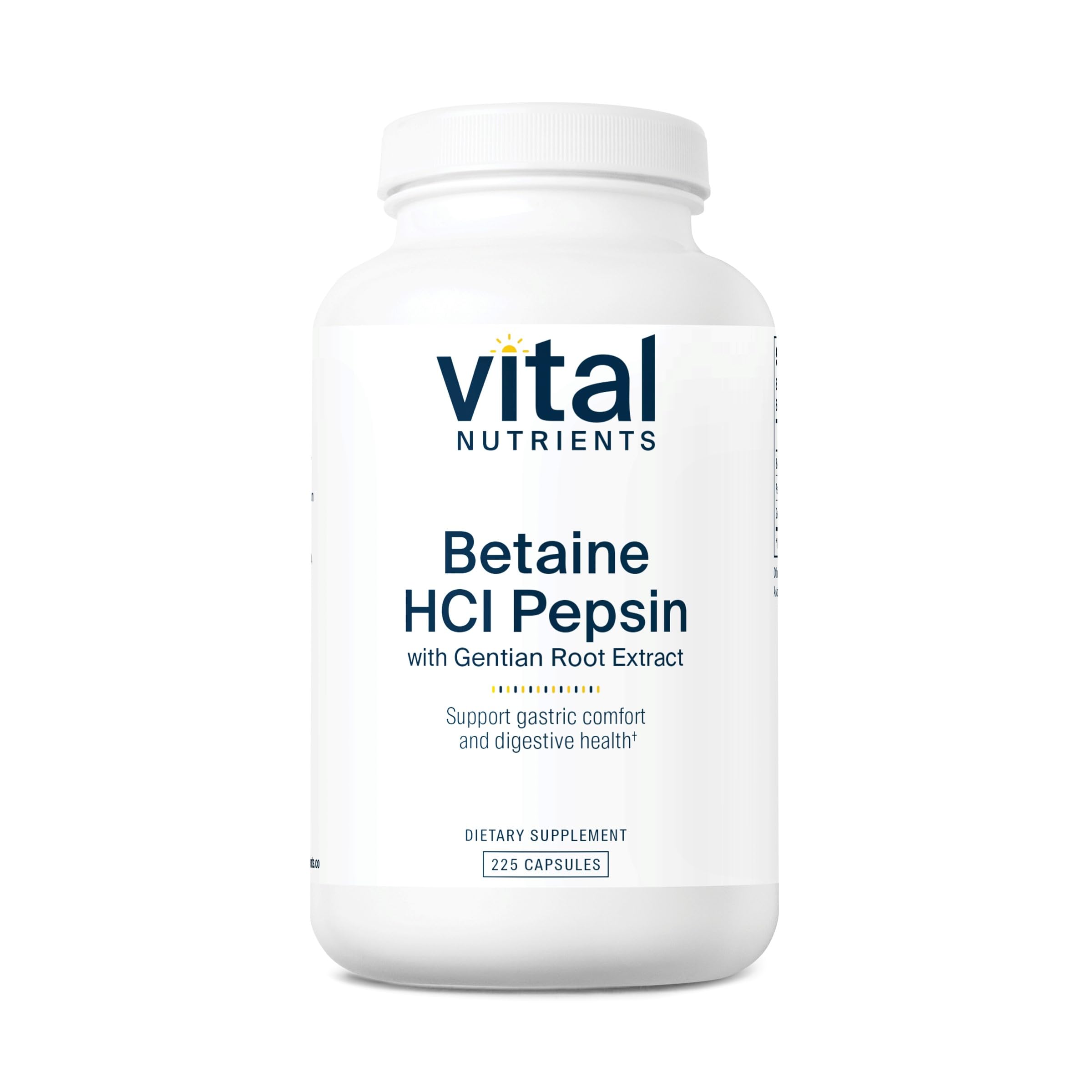 Betaine HCl Pepsin Gentian Root Extract
