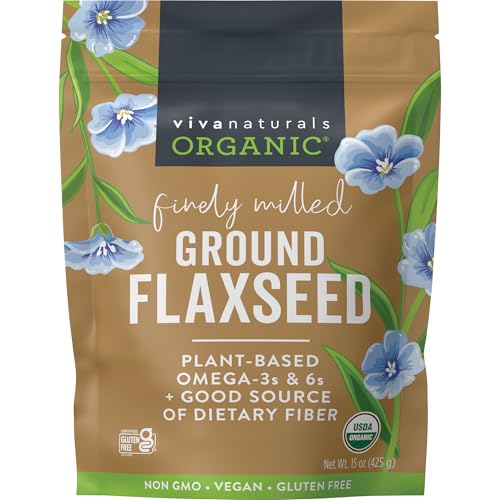 Organic Ground Flax Seed, 15 Oz