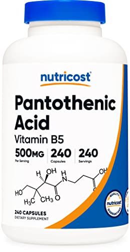 Pantothenic Acid 500 mg