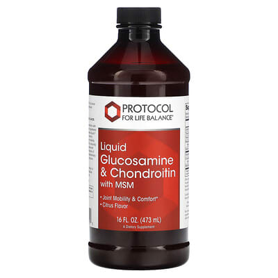 Liquid Glucosamine & Chondroitin With MSM (Citrus)