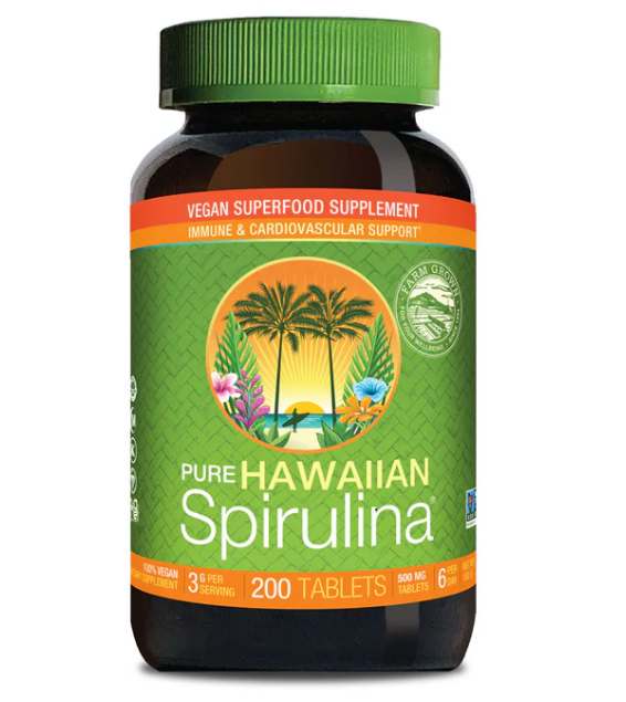 Pure Hawaiian Spirulina Tablets