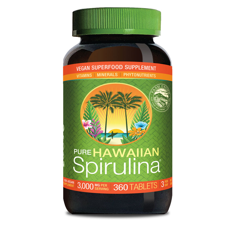 Pure Hawaiian Spirulina Pacifica 3000 mg