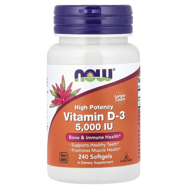 High Potency Vitamin D-3 5,000 IU