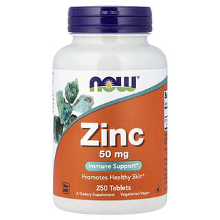 Zinc, 50 mg, 250 Tablets