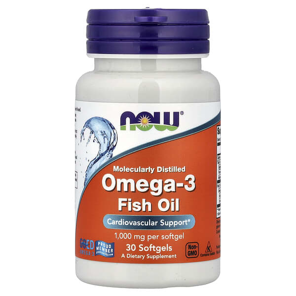 Molecularly Distilled Omega-3 Fish Oil