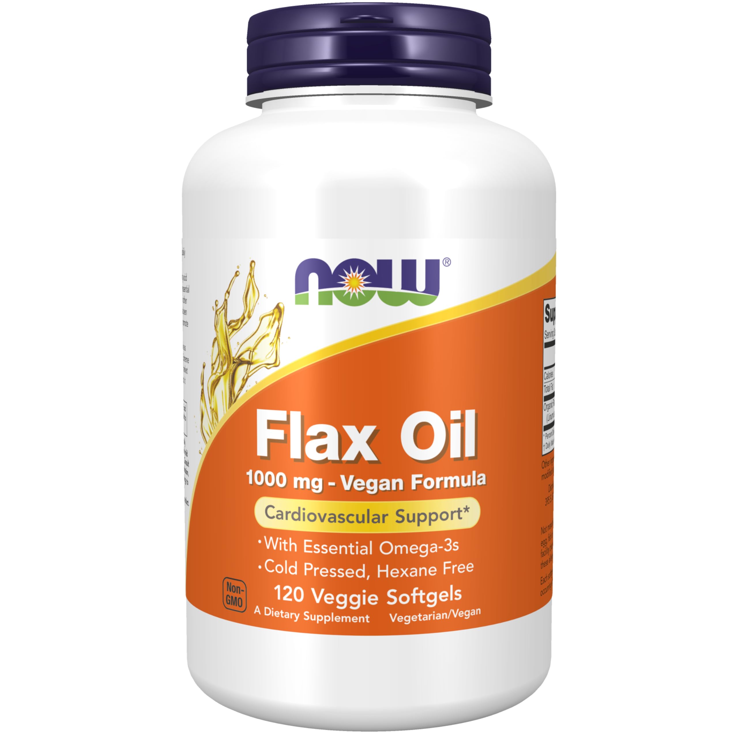 Flax Oil 1000 mg - Vegan Formula