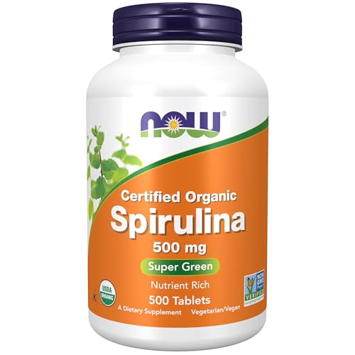 Certified Organic Spirulina 500 mg