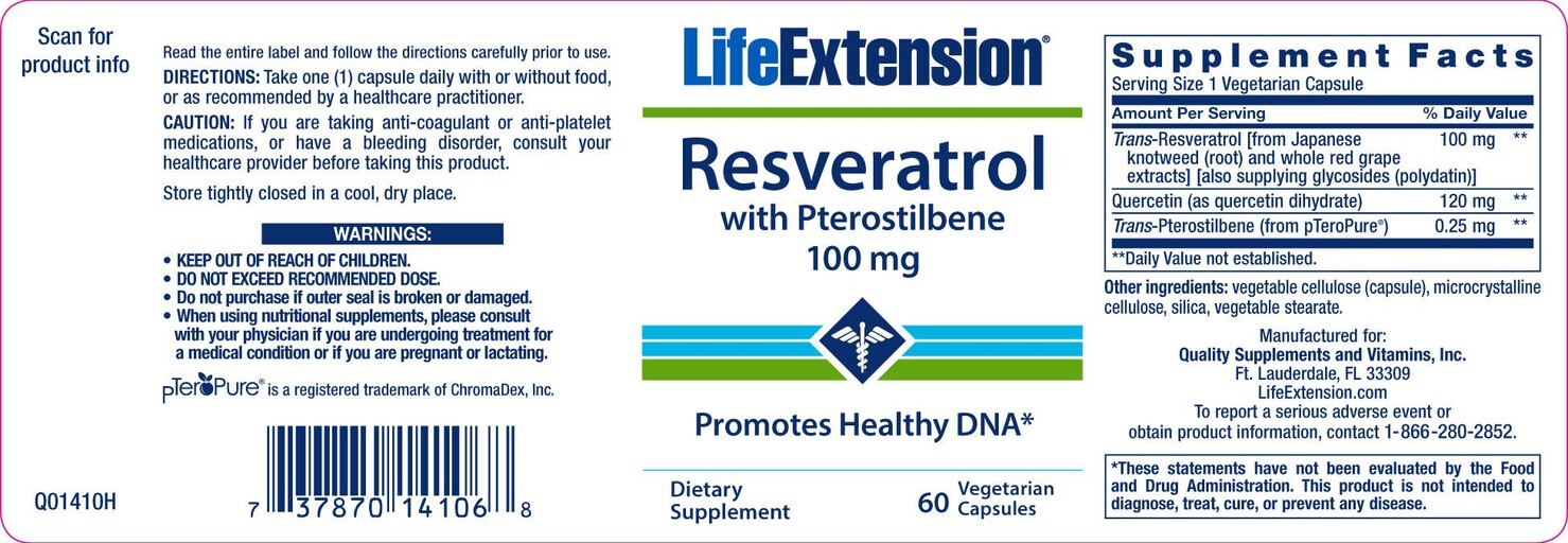 Resveratrol With Pterostilbene 100 mg