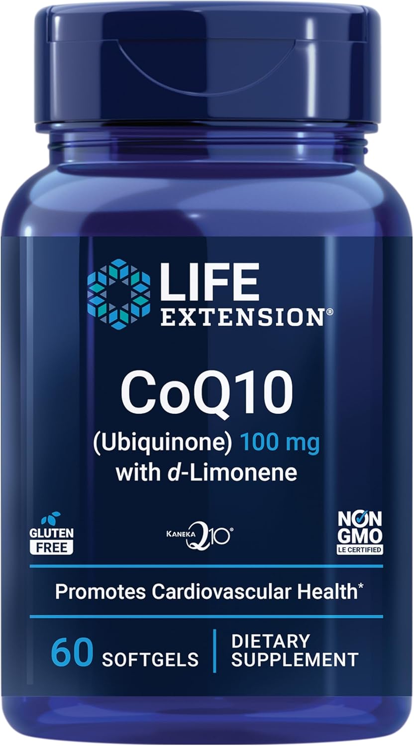 Super-Absorbable CoQ10 (Ubiquinone) 100 mg with D-Limonene