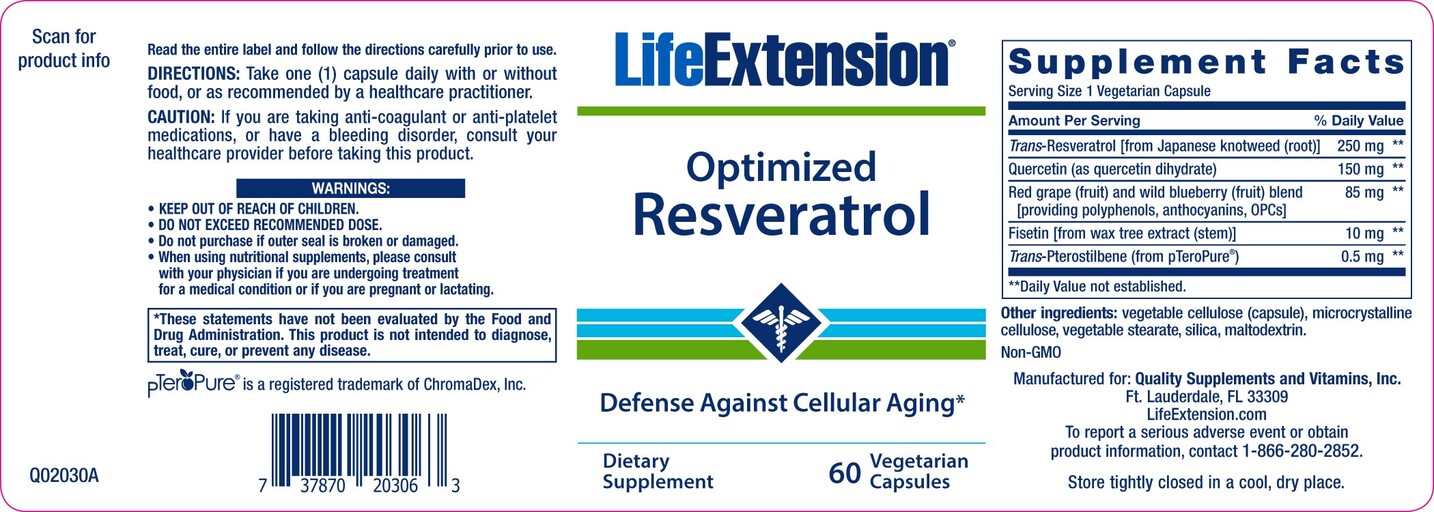 Optimized Resveratrol