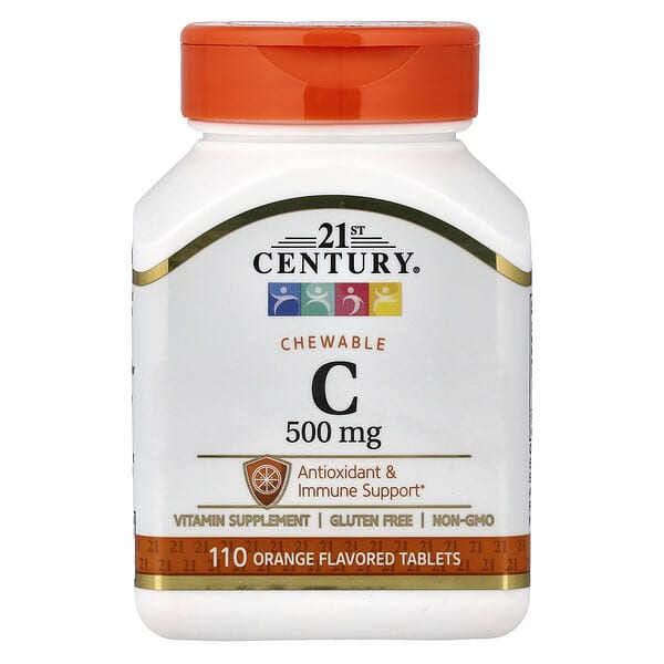 Chewable C 500 mg Orange Flavored
