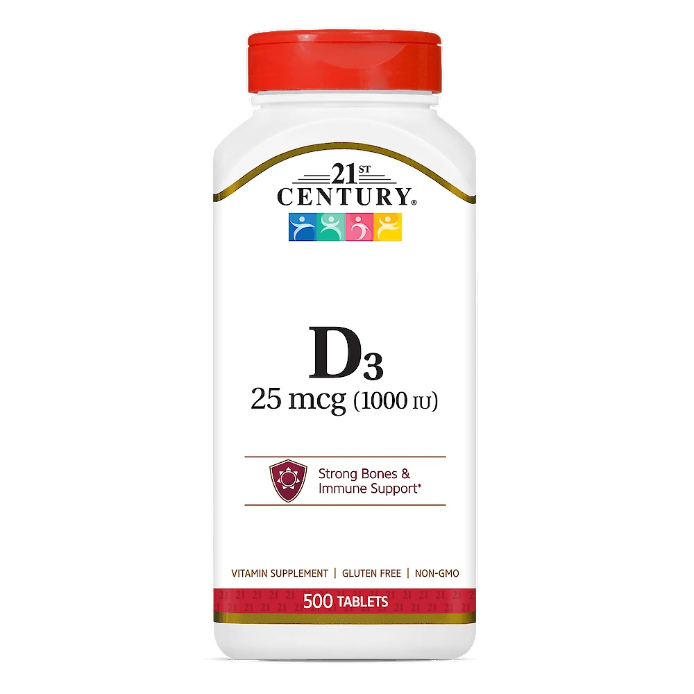 Vitamin D3 25 mcg (1000 IU)