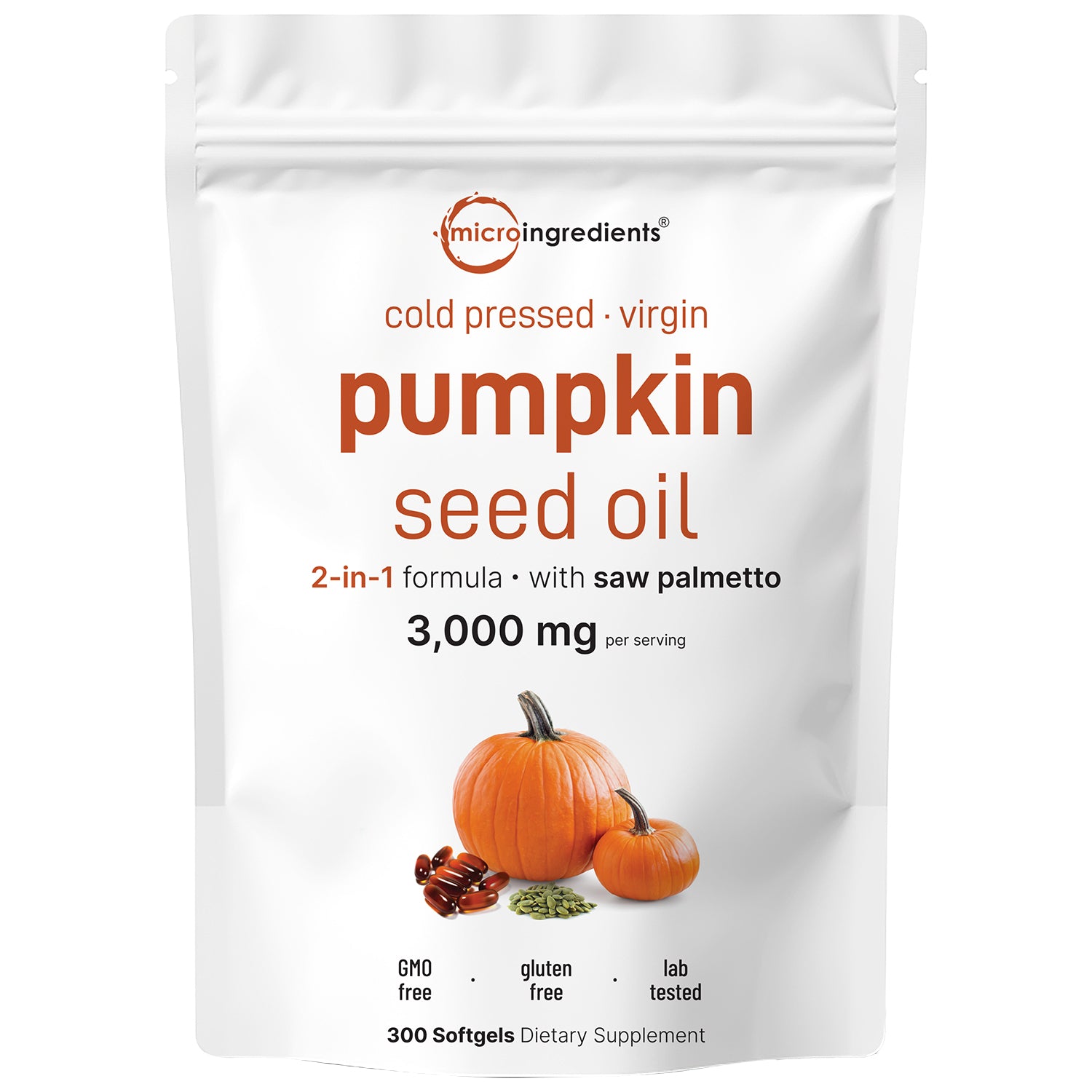 Pumpkin Seed Oil with Saw Palmetto Softgels