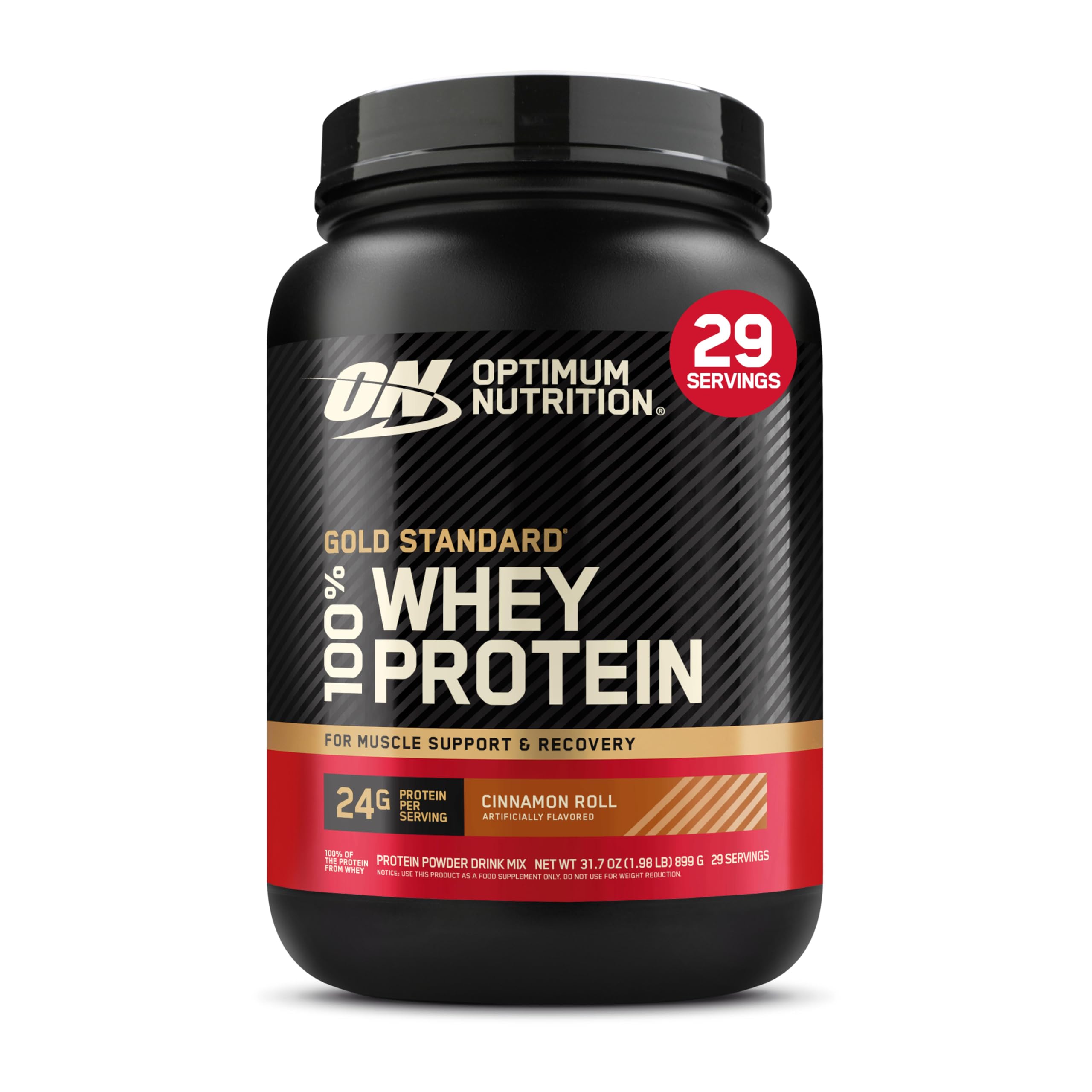Gold Standard 100% Whey Protein Powder (Cinnamon Roll)