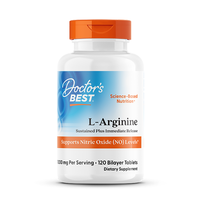 Sustained plus Immediate Release L-Arginine 500 mg
