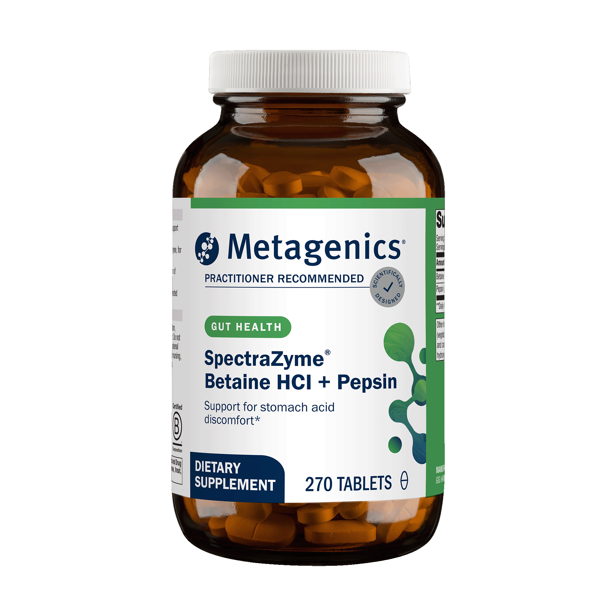 SpectraZyme Betaine HCI + Pepsin