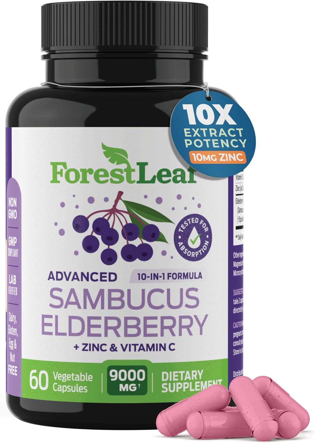 Advanced Sambucus Elderberry 900 mg