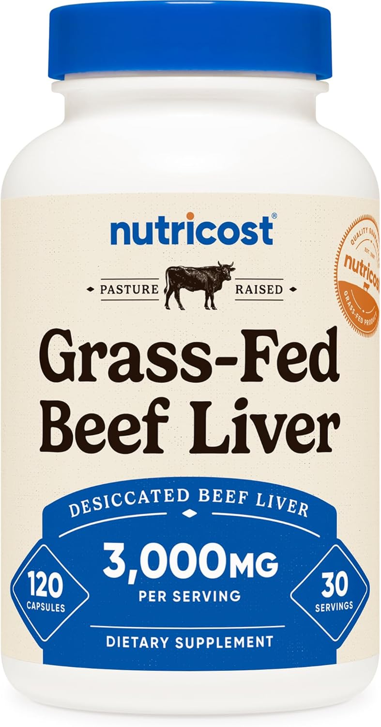 Grass-Fed Desiccated Beef Liver 3000 mg