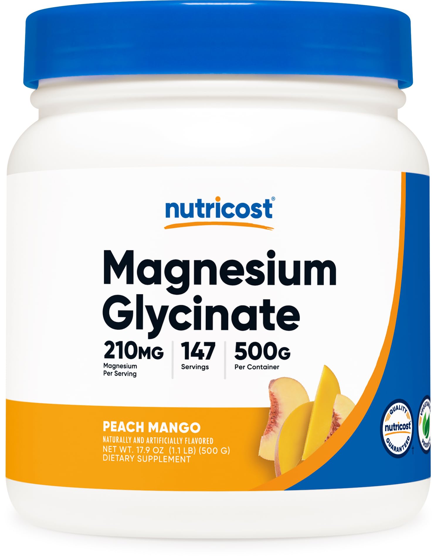 Magnesium Glycinate Powder (Peach Mango)