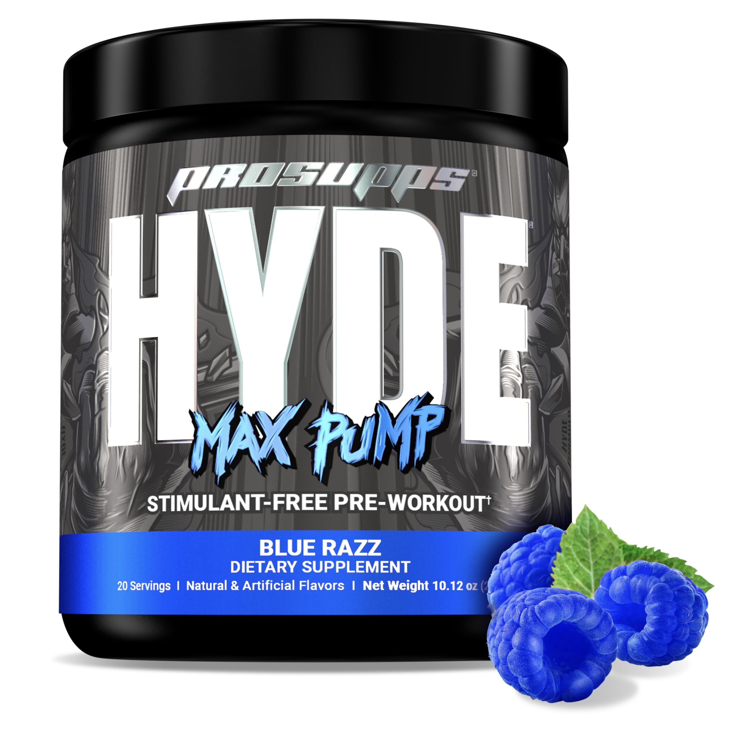 Hyde Max Pump Pre Workout (Blue Razz)