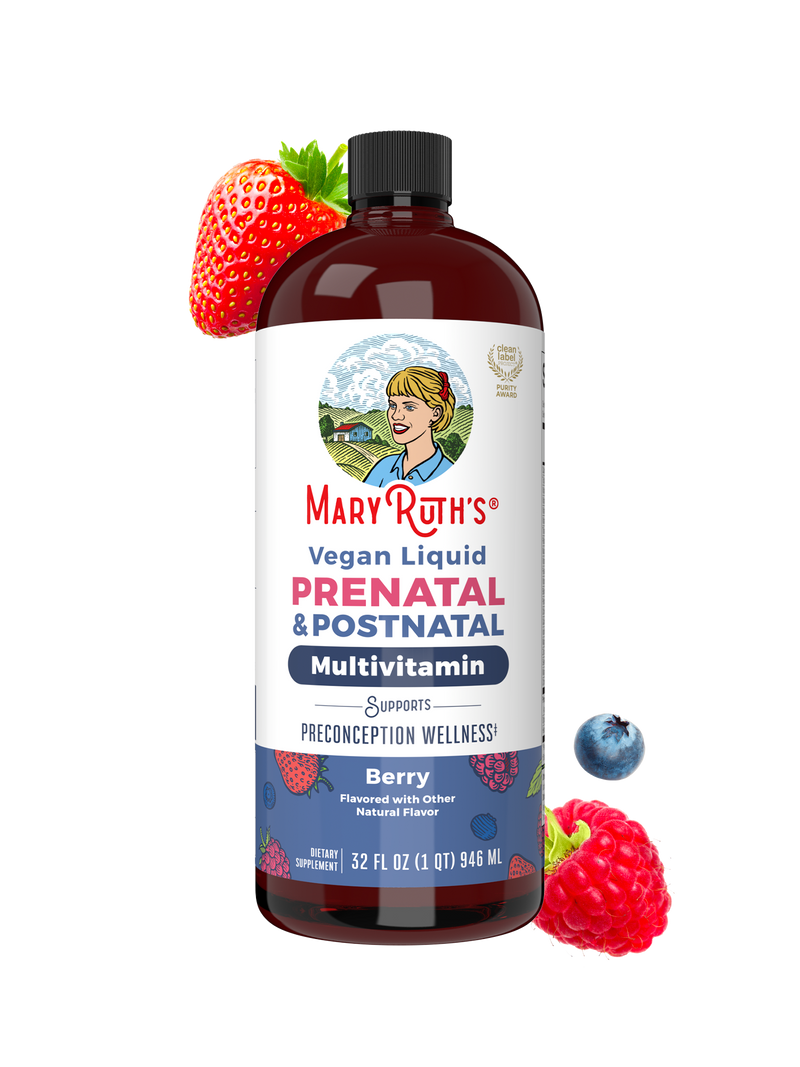 Vegan Liquid Prenatal & Postnatal Multivitamin (Berry)