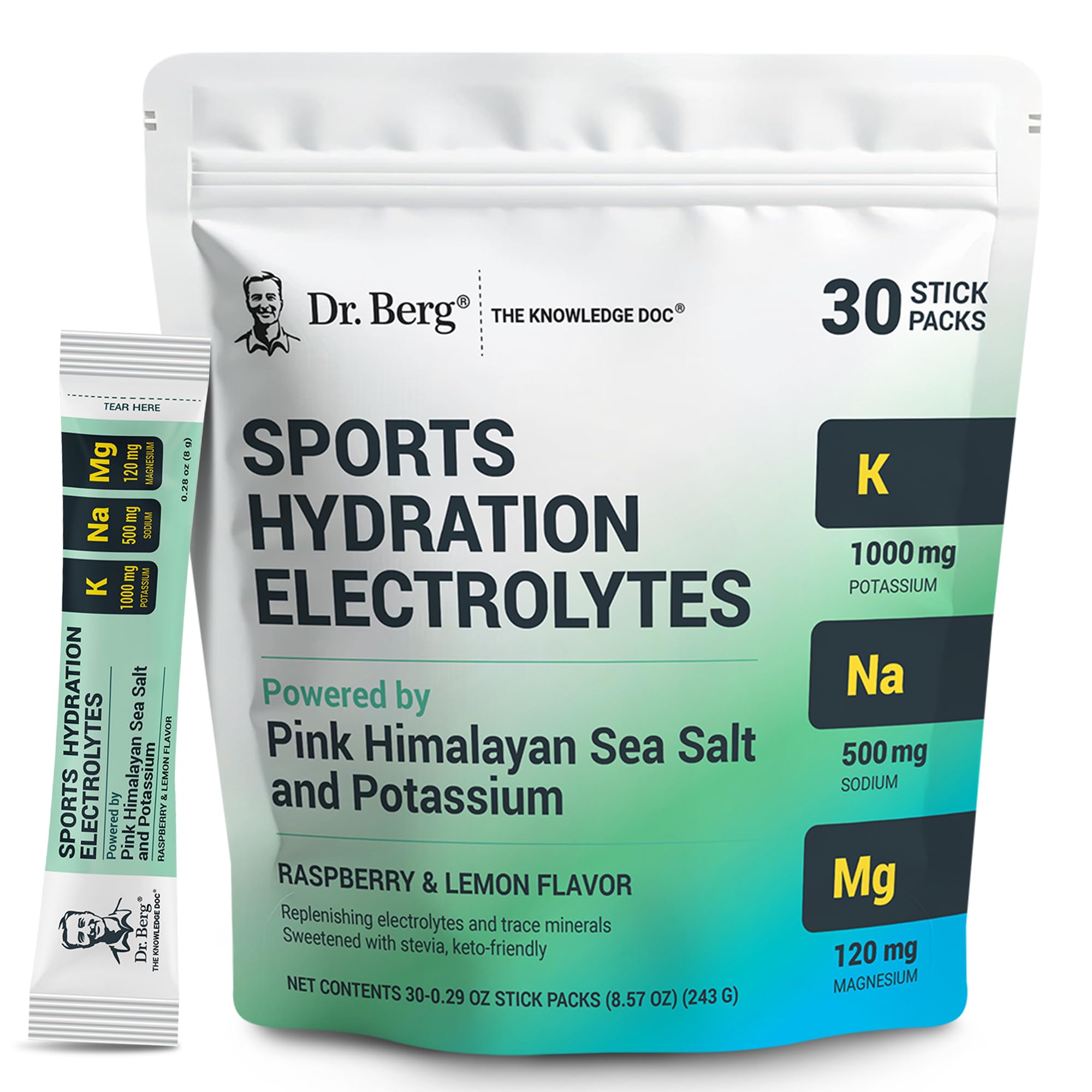 Sports Hydration Electrolytes (Raspberry Lemon)