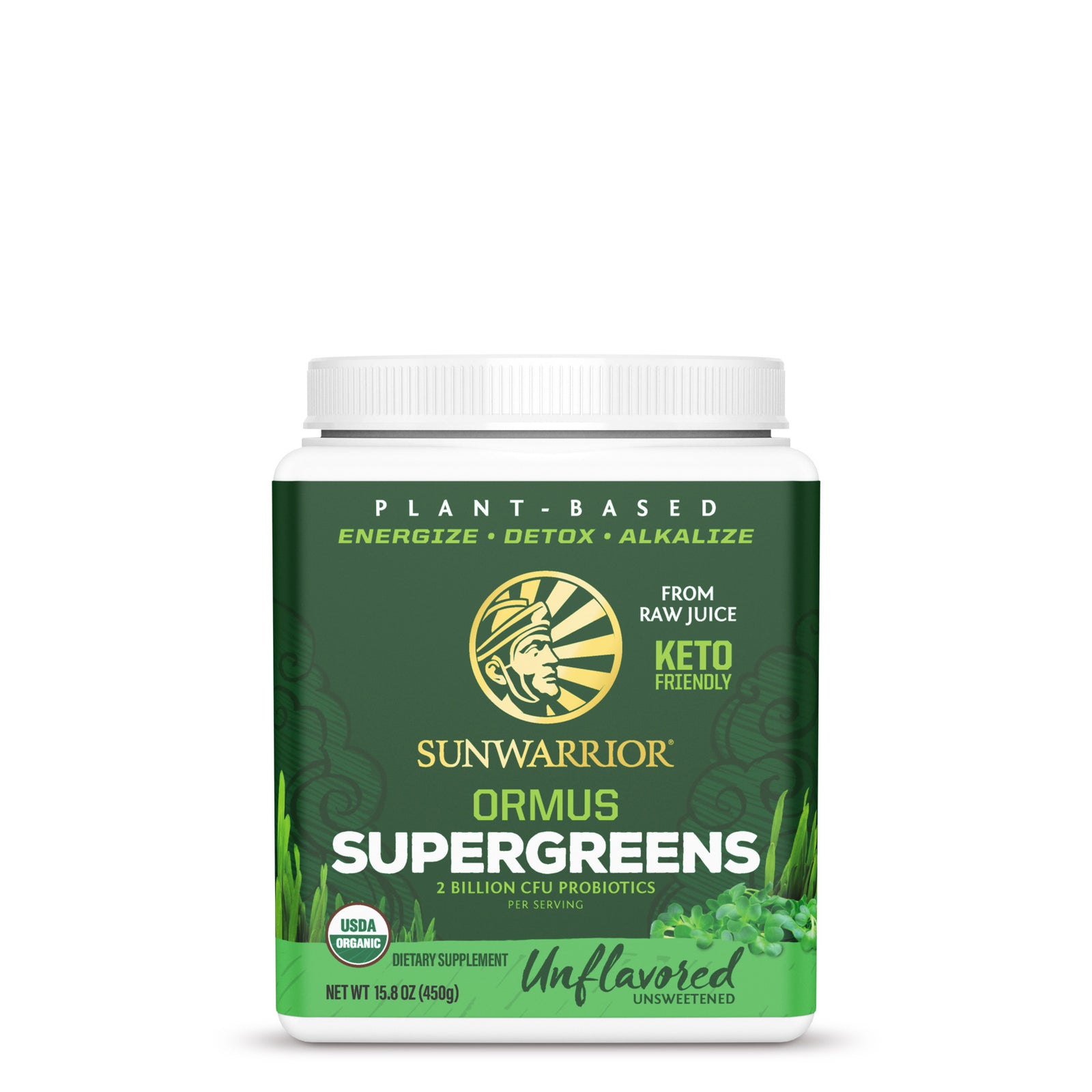 Ormus Super Greens 2 Billion CFUs Probiotics Unflavored
