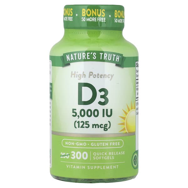 High Potency D3 125 mcg (5,000 IU)