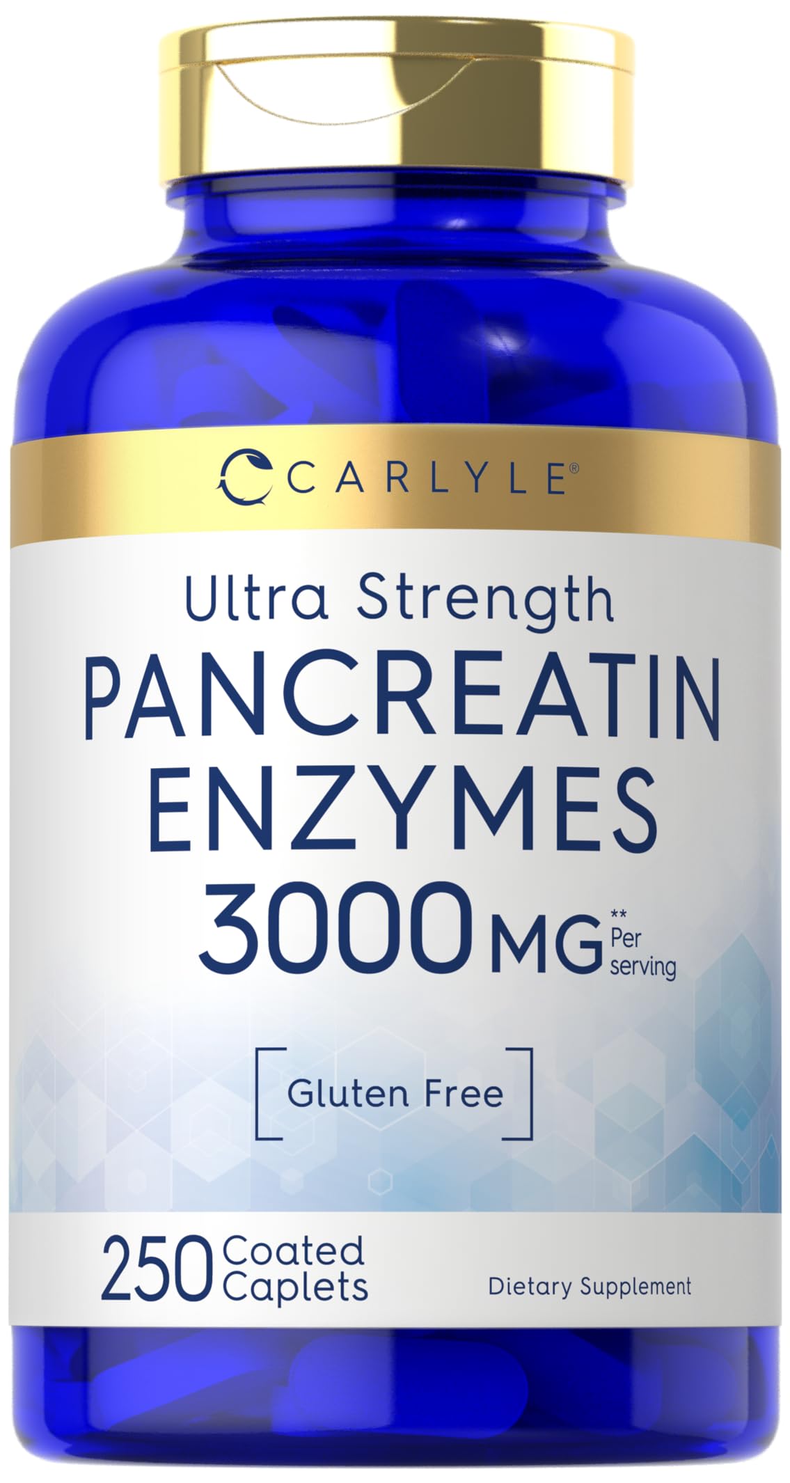 Ultra Strength Pancreatin Enzymes 3000 mg