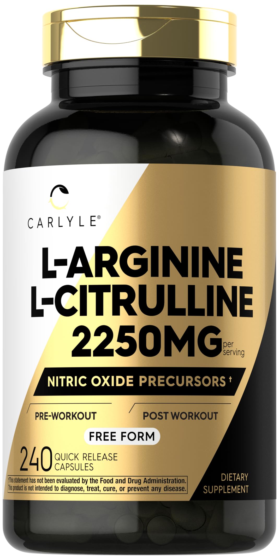 L-Arginine L-Citrulline 2250 mg