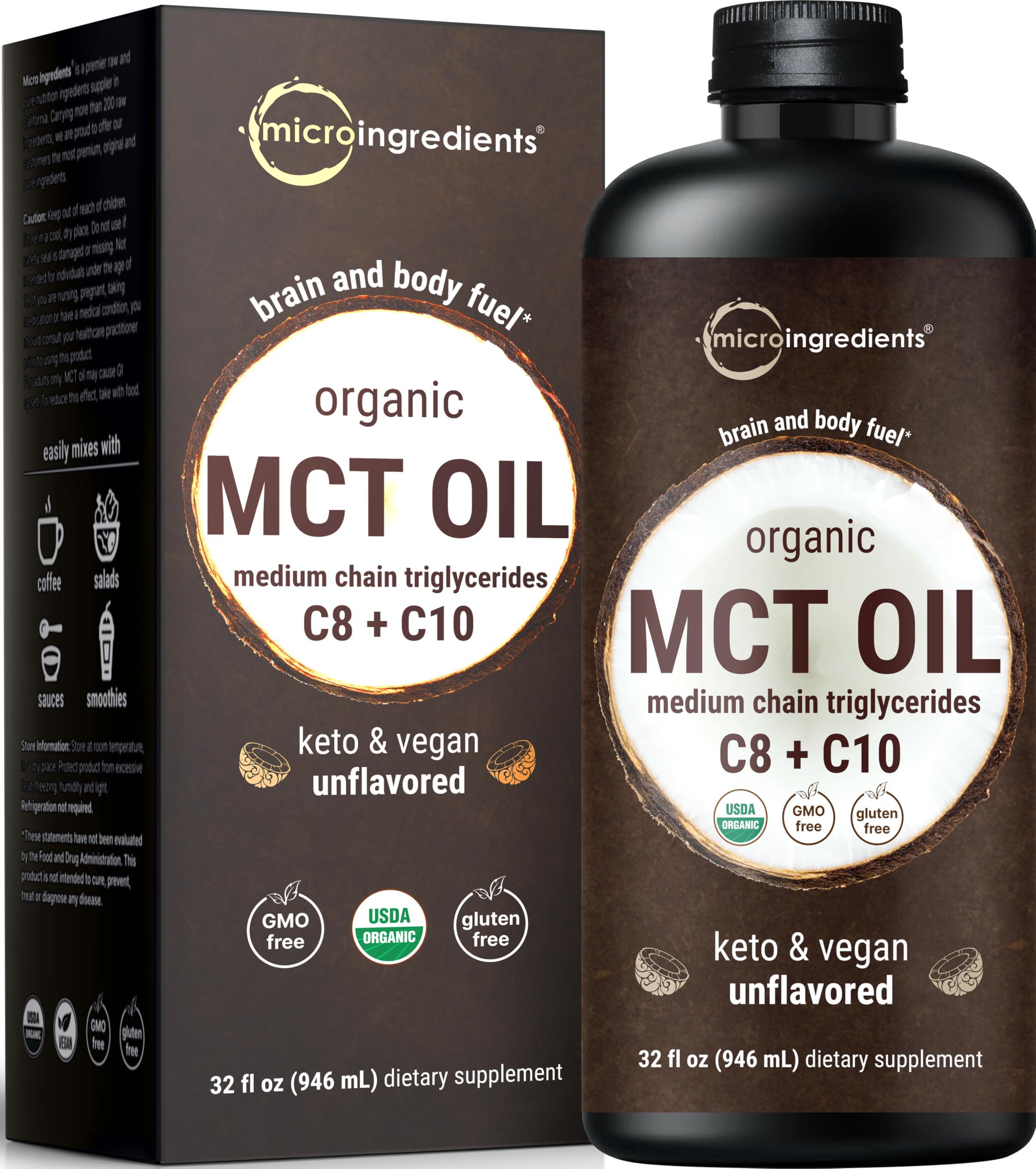 Organic MCT Oil (Unflavored)